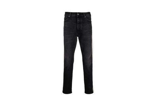 Palm Angles Track Denim Jeans Black/White