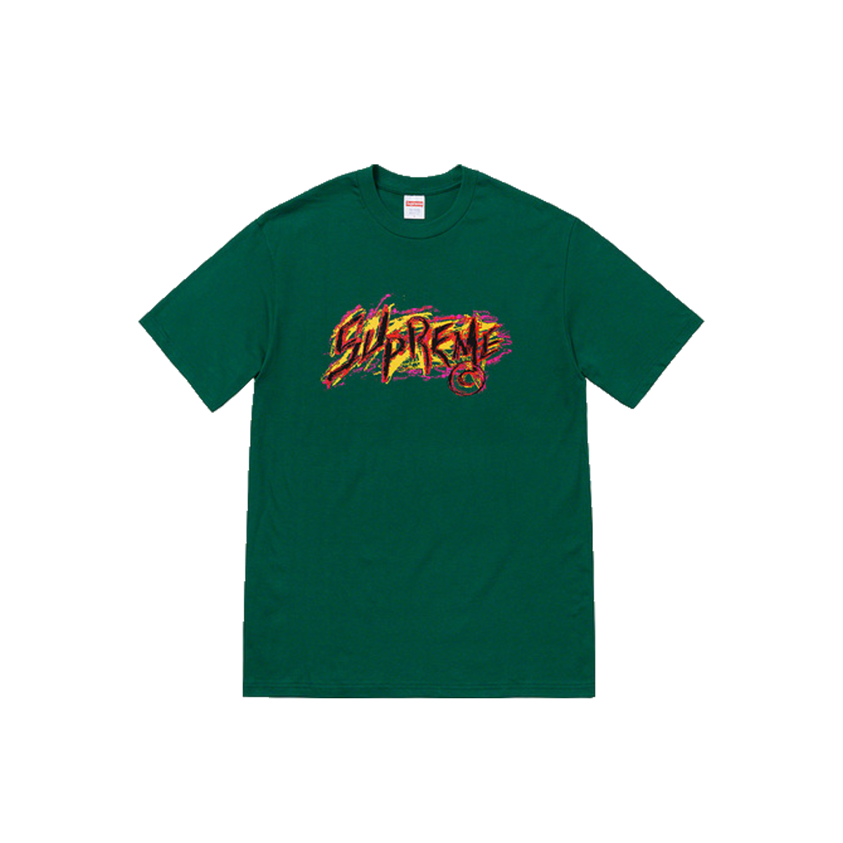 Supreme Scratch Tee Dark Green (FW20) DARK GREEN sneaker – authenticated on KLEKT