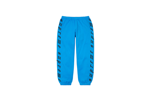 Supreme Raised Embroidery Sweatpant Bright Royal (FW21)