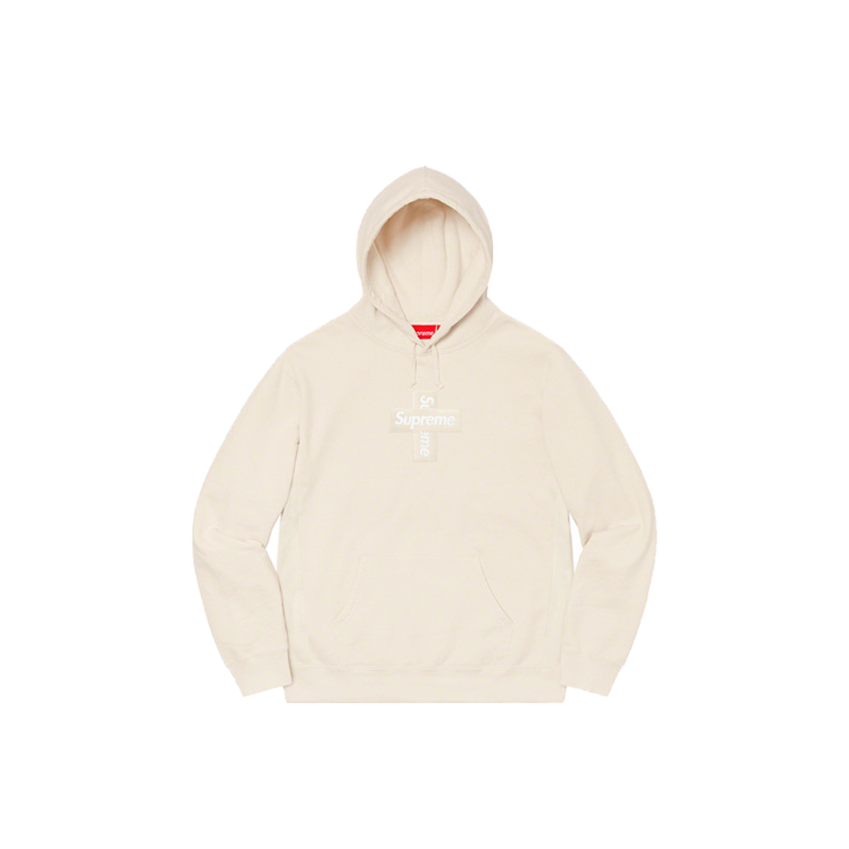 Supreme Cross Box Logo Hooded Sweatshirt Natural (FW20) sneaker – authenticated on KLEKT