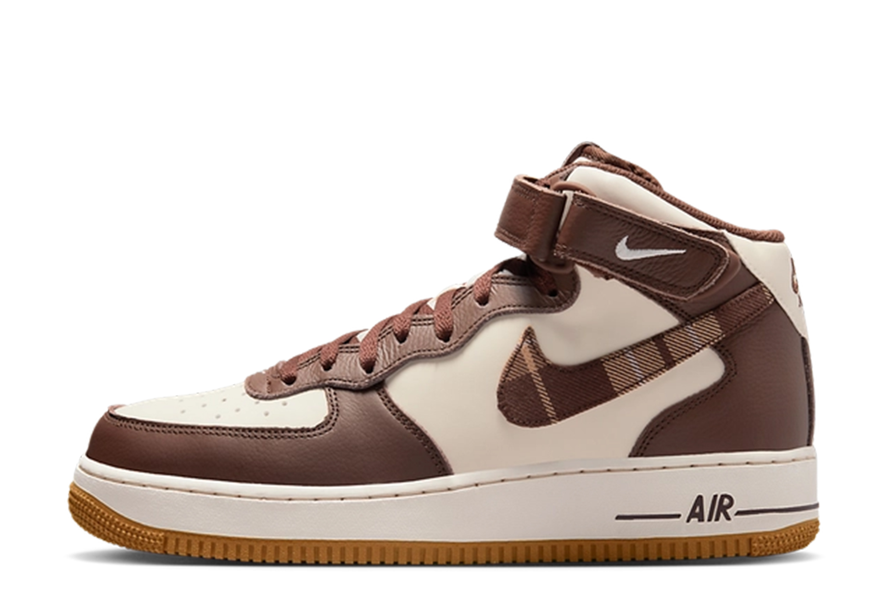Nike Air Force 1 Mid '07 LX 'Pale Ivory' - Plaid Pack (2023) Pale Ivory/Cacao Wow /Pink Bloom§ sneaker – authenticated on KLEKT