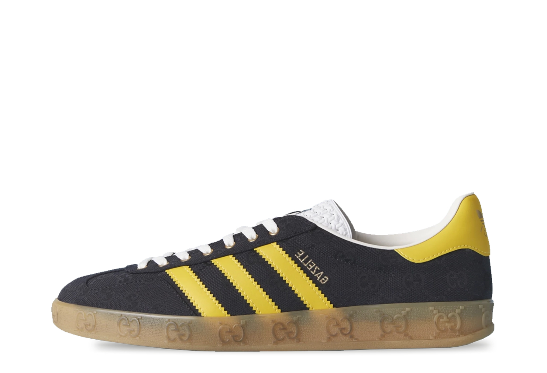 Adidas x Gucci Gazelle 'Core Black' (2023) Core Black/Yellow/Core Black sneaker – authenticated on KLEKT