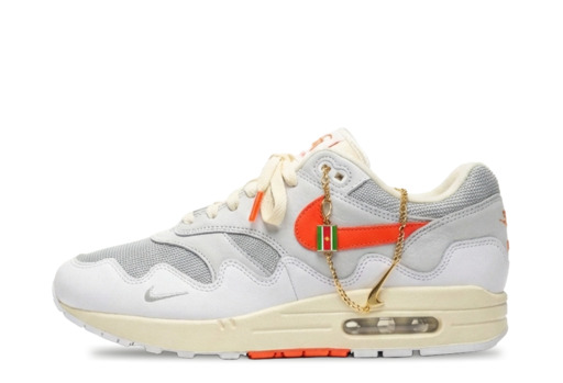 Nike x Patta Air Max 1 '87 'White & Hyper Crimson' (2026) – authenticated on KLEKT