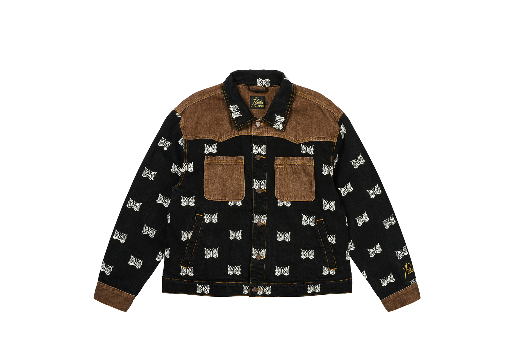 Palace x Needles Western Denim Jacket 'Black' (FW24) BLACK sneaker – authenticated on KLEKT
