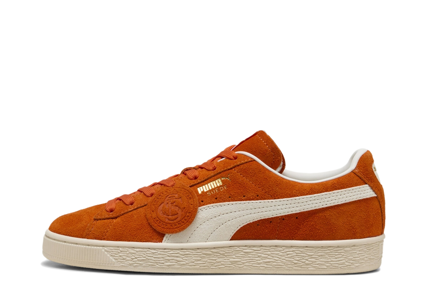 Puma x Charles F. Stead Suede 'Orange Glo' (2026) Orange Glo/PUMA White sneaker – authenticated on KLEKT