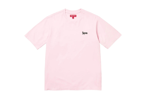 Supreme Old English Tee 'Pink' (FW24) – authenticated on KLEKT