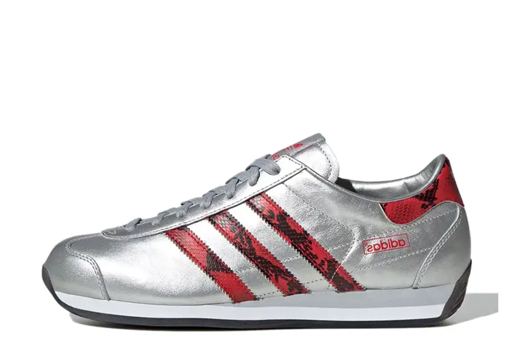 Adidas Country Japan 'Silver Metallic Scarlet' (2025) SILVER sneaker – authenticated on KLEKT