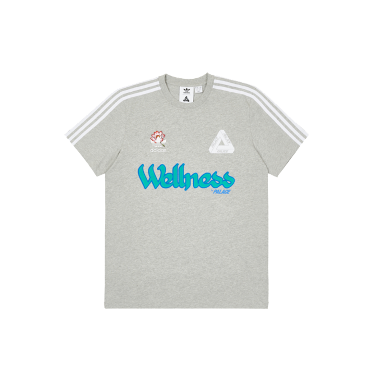 Palace x Adidas Palaste T-Shirt Medium Heather Grey (FW21) MEDIUM HEATHER GREY sneaker – authenticated on KLEKT