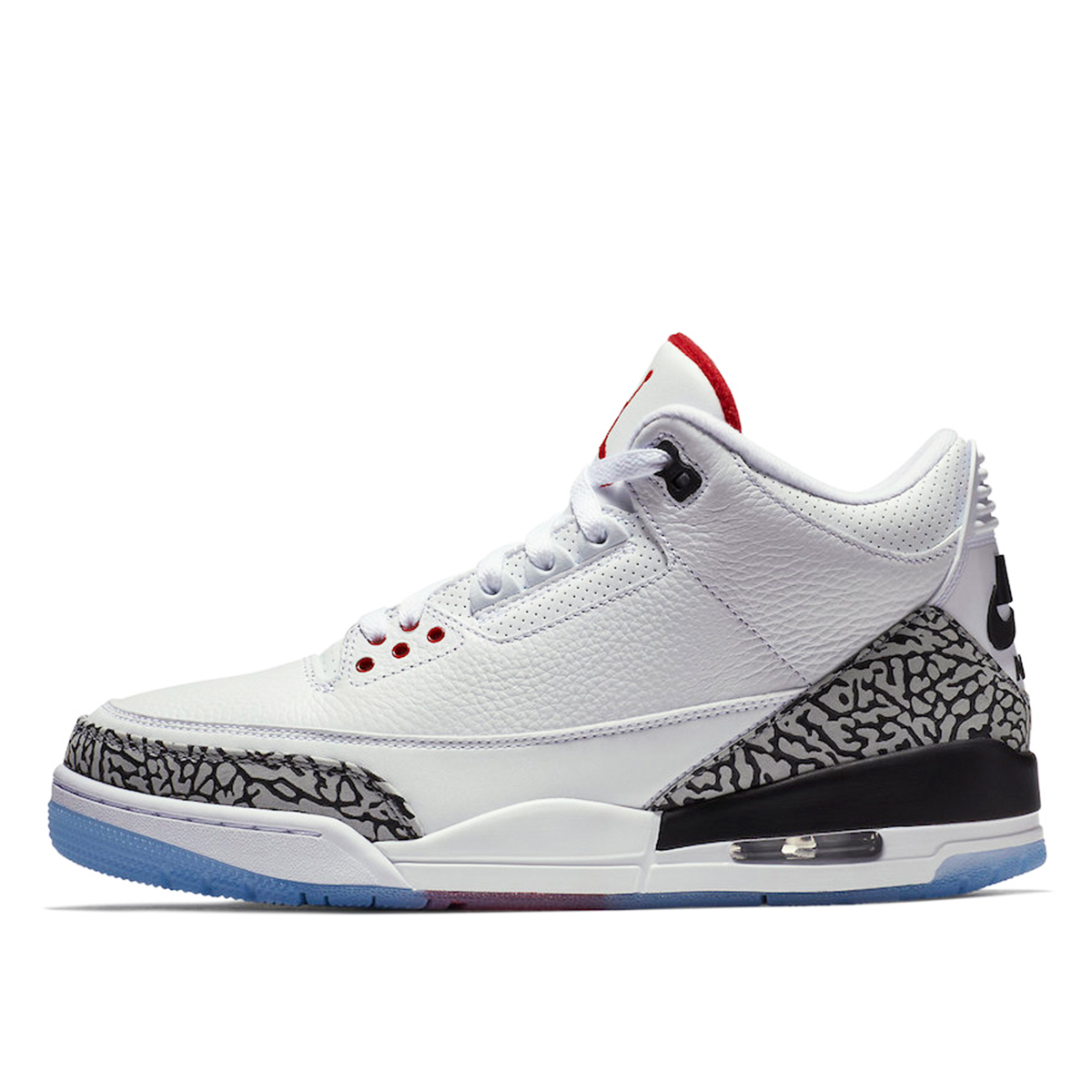 Air Jordan 3 Retro Free Throw Line White Cement (2018) white sneaker – authenticated on KLEKT