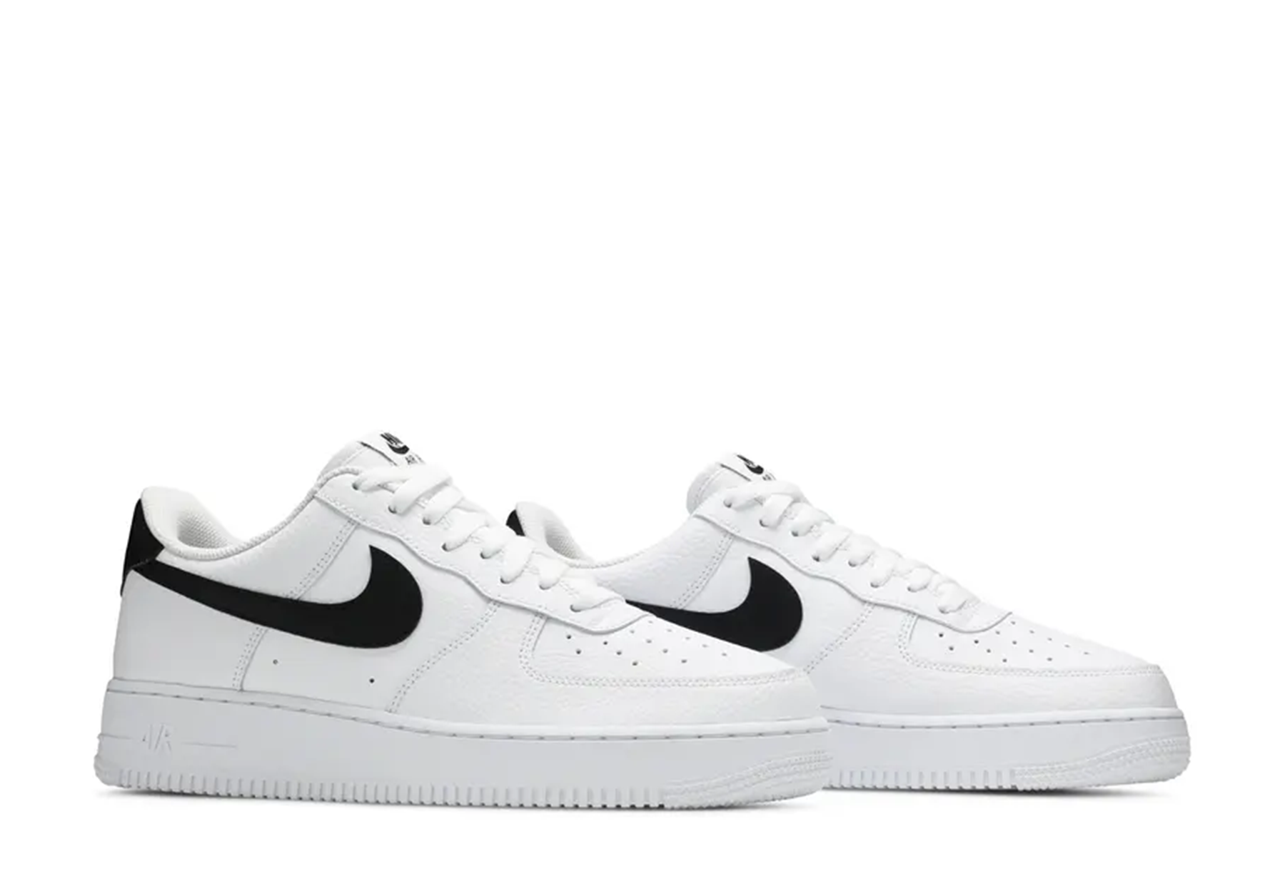 Nike Air Force 1 Low '07 White Black Pebbled Leather (2021) WHITE/BLACK sneaker – authenticated on KLEKT