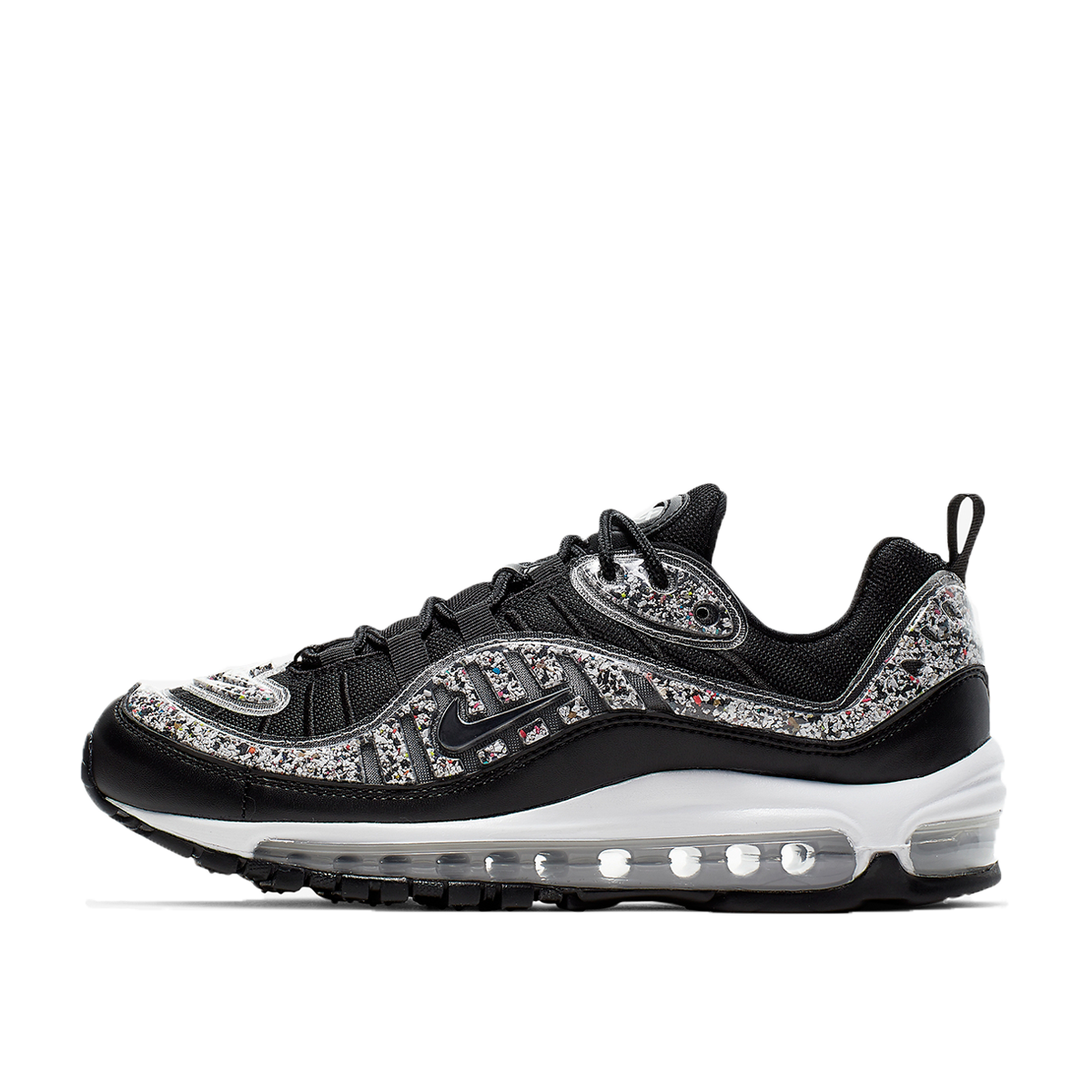 Nike WMNS Air Max 98 Recycled Black White (2018) BLACK/BLACK/WHITE sneaker – authenticated on KLEKT