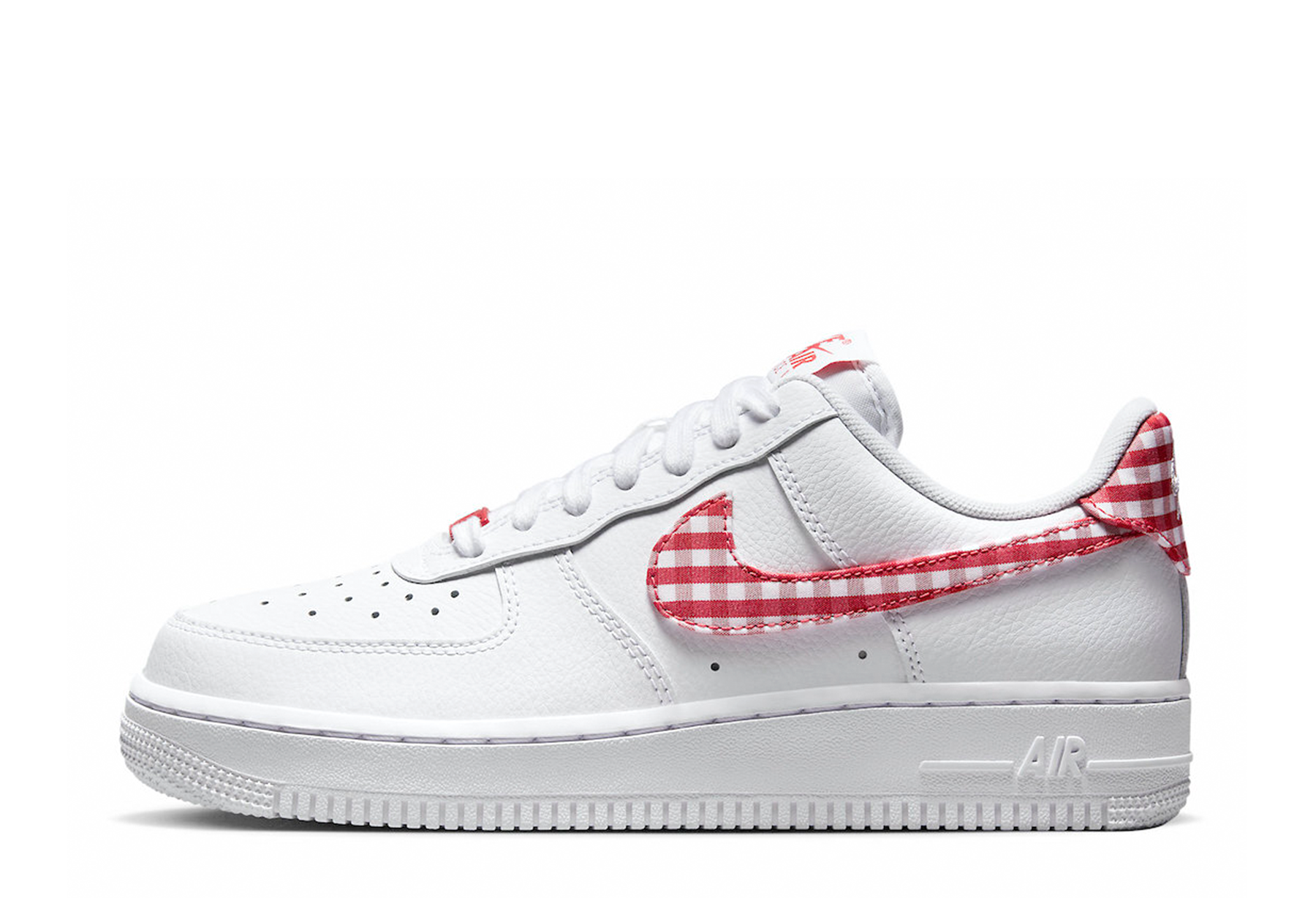 Nike Air Force 1 Low WMNS 'Red Gingham' (2023) White/Mystic Red sneaker – authenticated on KLEKT