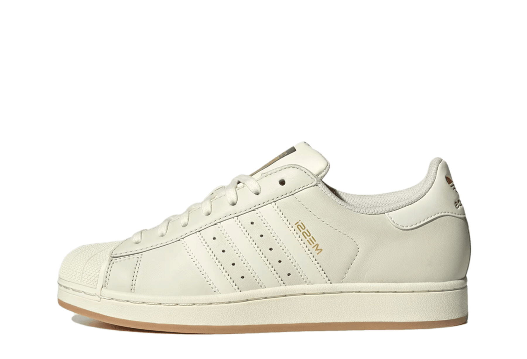 Adidas Superstar Adidas x Messi Superstar 'Ivory' (2026) Ivory / Ivory / Gold Metallic Ivory / Ivory / Gold Metallic sneaker – authenticated on KLEKT