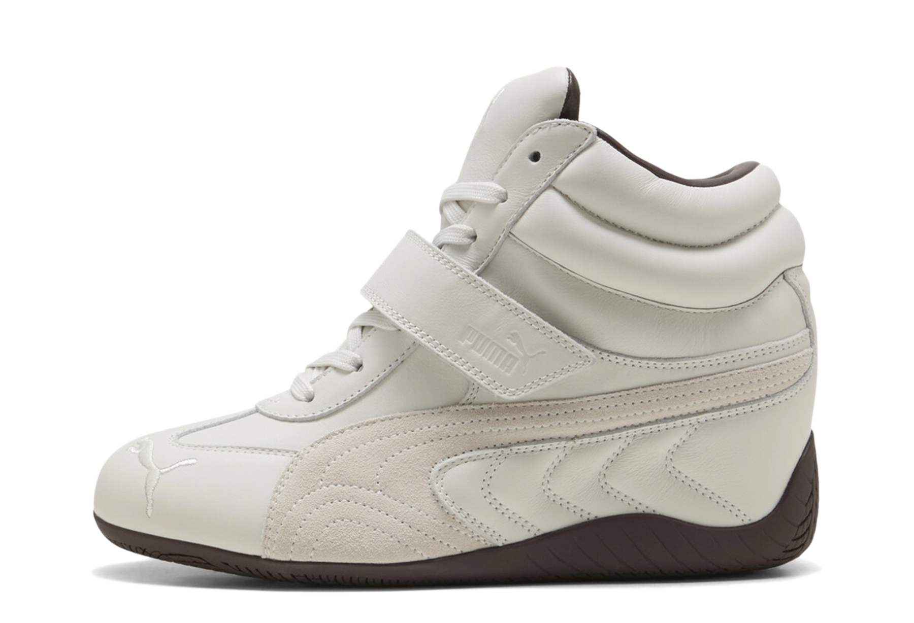 Puma Speedcat Wedge Leather WMNS 'White' (2026) White/Brown sneaker – authenticated on KLEKT