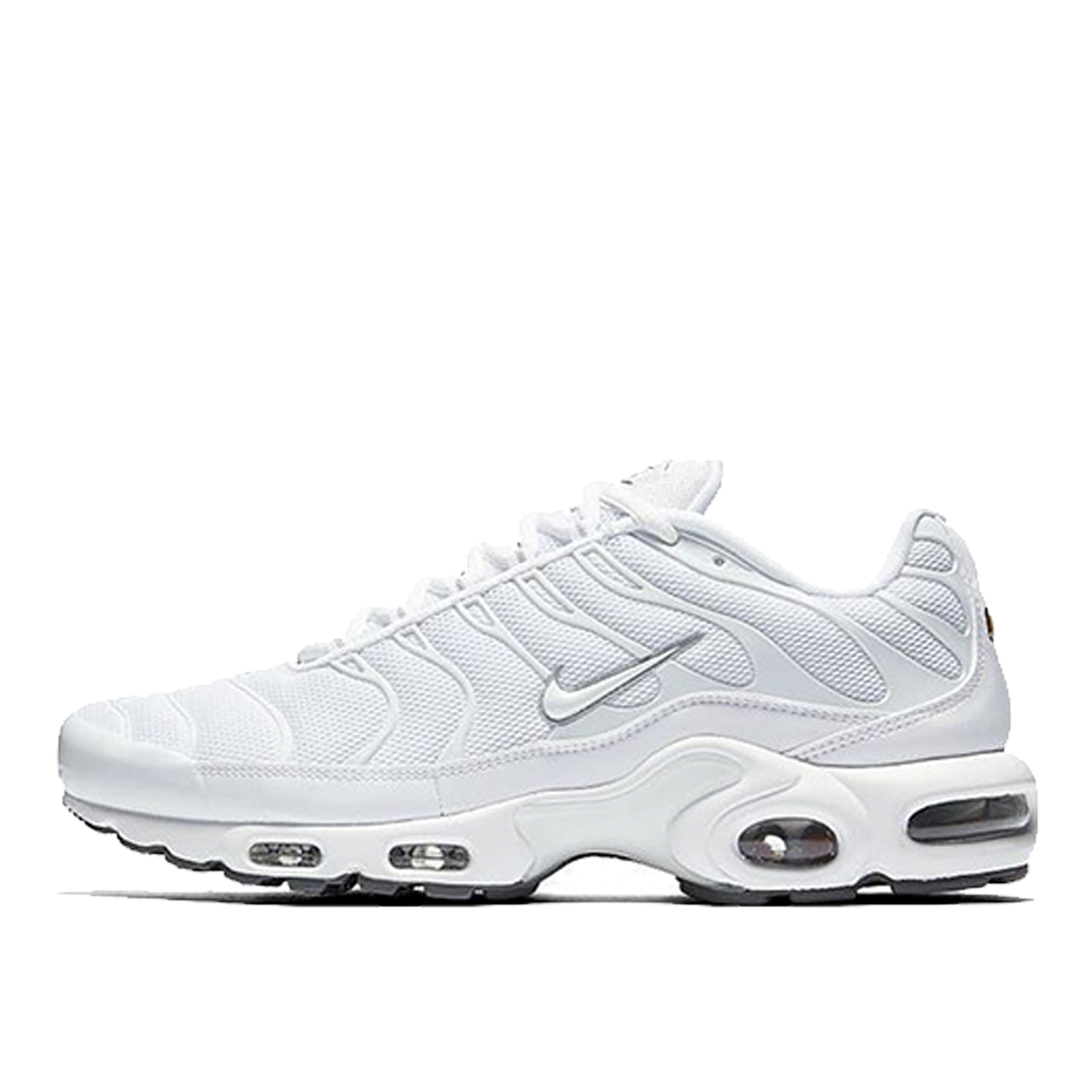 Nike Air Max Plus TN 'Triple White' sneaker – authenticated on KLEKT