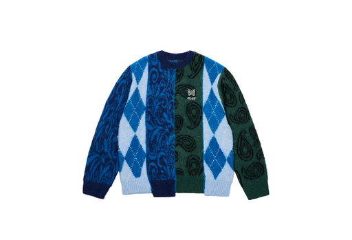 Palace x Needles Hairy Knit Multi 'Fabric' (FW24) | Palace | KLEKT