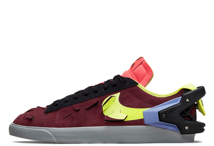 Nike x ACRONYM Blazer Low Night Maroon (2022) Night Maroon sneaker – authenticated on KLEKT