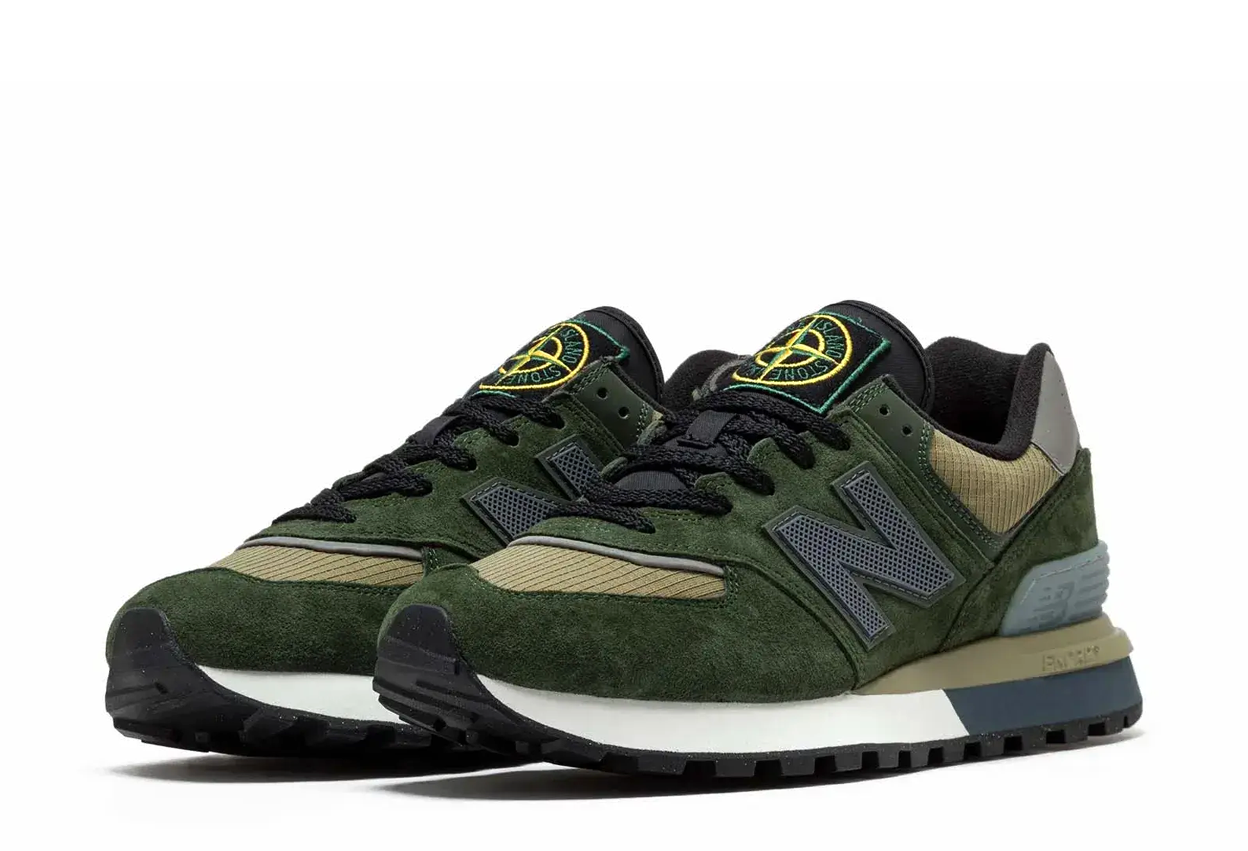 New Balance x Stone Island 574 Legacy 'Dark Green' (2024) Dark Green/Brown sneaker – authenticated on KLEKT