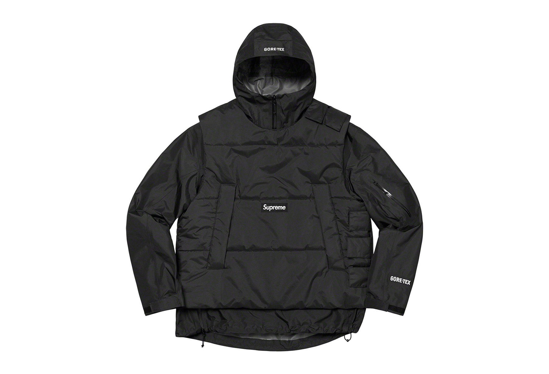 Supreme 2-in-1 GORE-TEX Shell + WINDSTOPPER Vest Black (2022