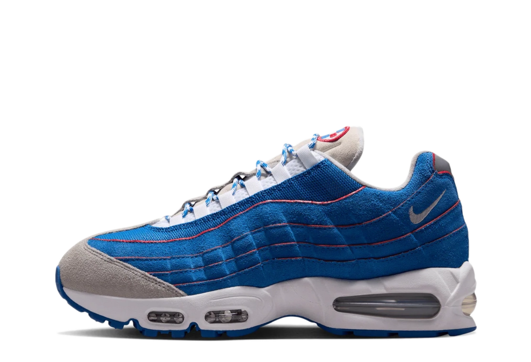 Nike Air Max 95 'Lawson' (2026) Blue Sapphire/Action Red sneaker – authenticated on KLEKT