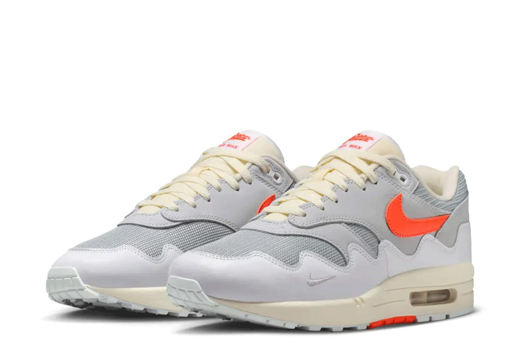 Nike x Patta Air Max 1 '87 'White & Hyper Crimson' (2026) RED sneaker – authenticated on KLEKT