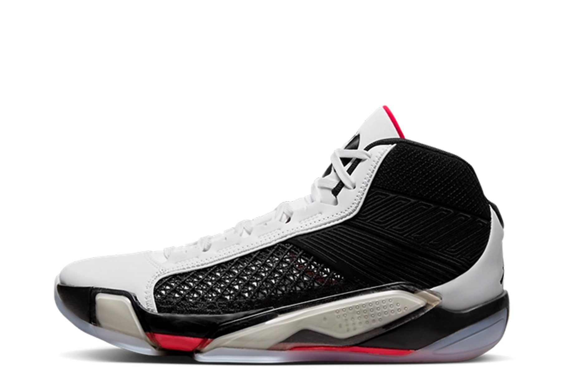 Air Jordan 38 'Fundamental' (2023) White/Black/Siren Red sneaker – authenticated on KLEKT