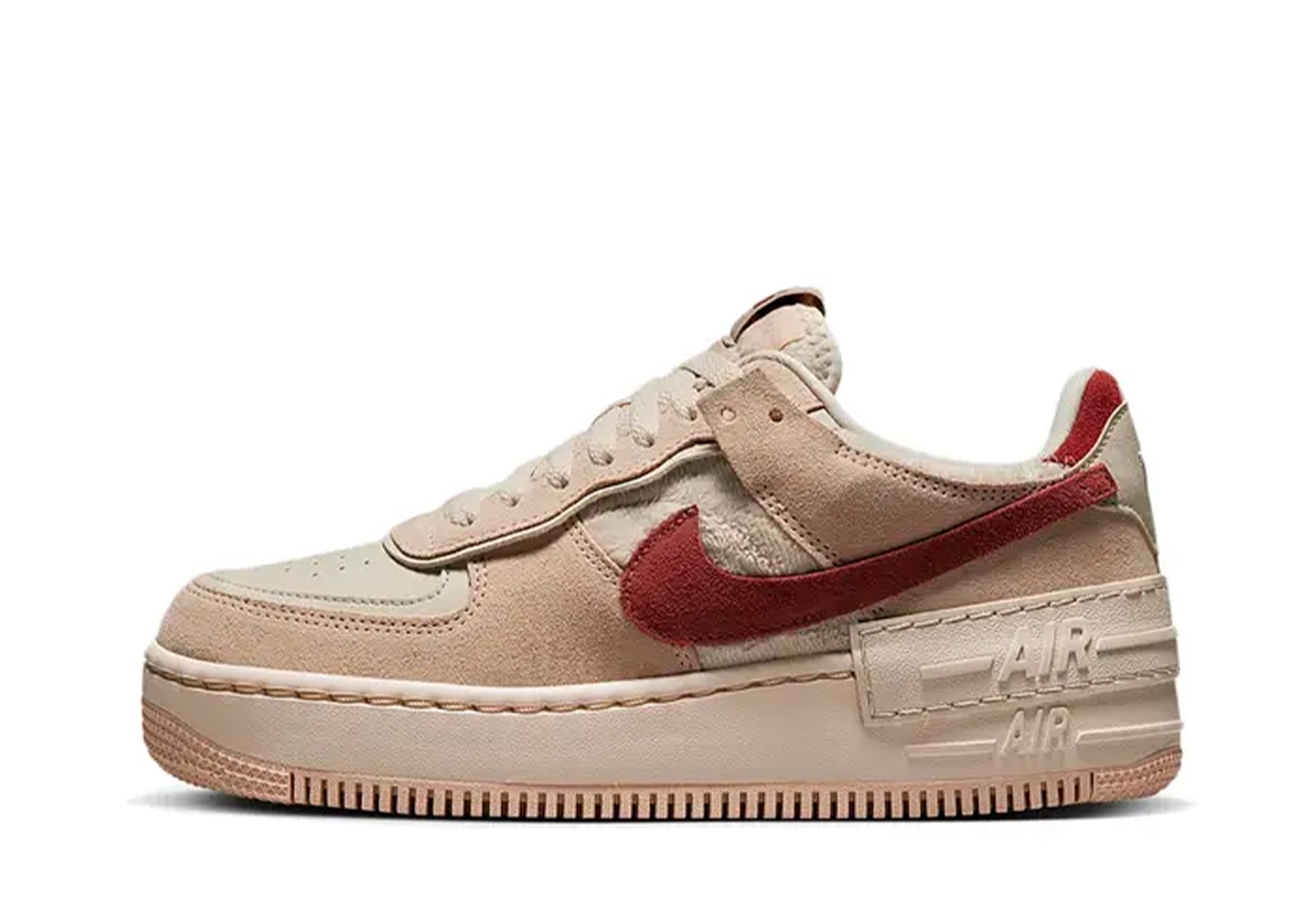 Nike Air Force 1 WMNS Shadow Shimmer Mars Stone (2022) Shimmer/Mars Stone-Sanddrift-Pearl White sneaker – authenticated on KLEKT