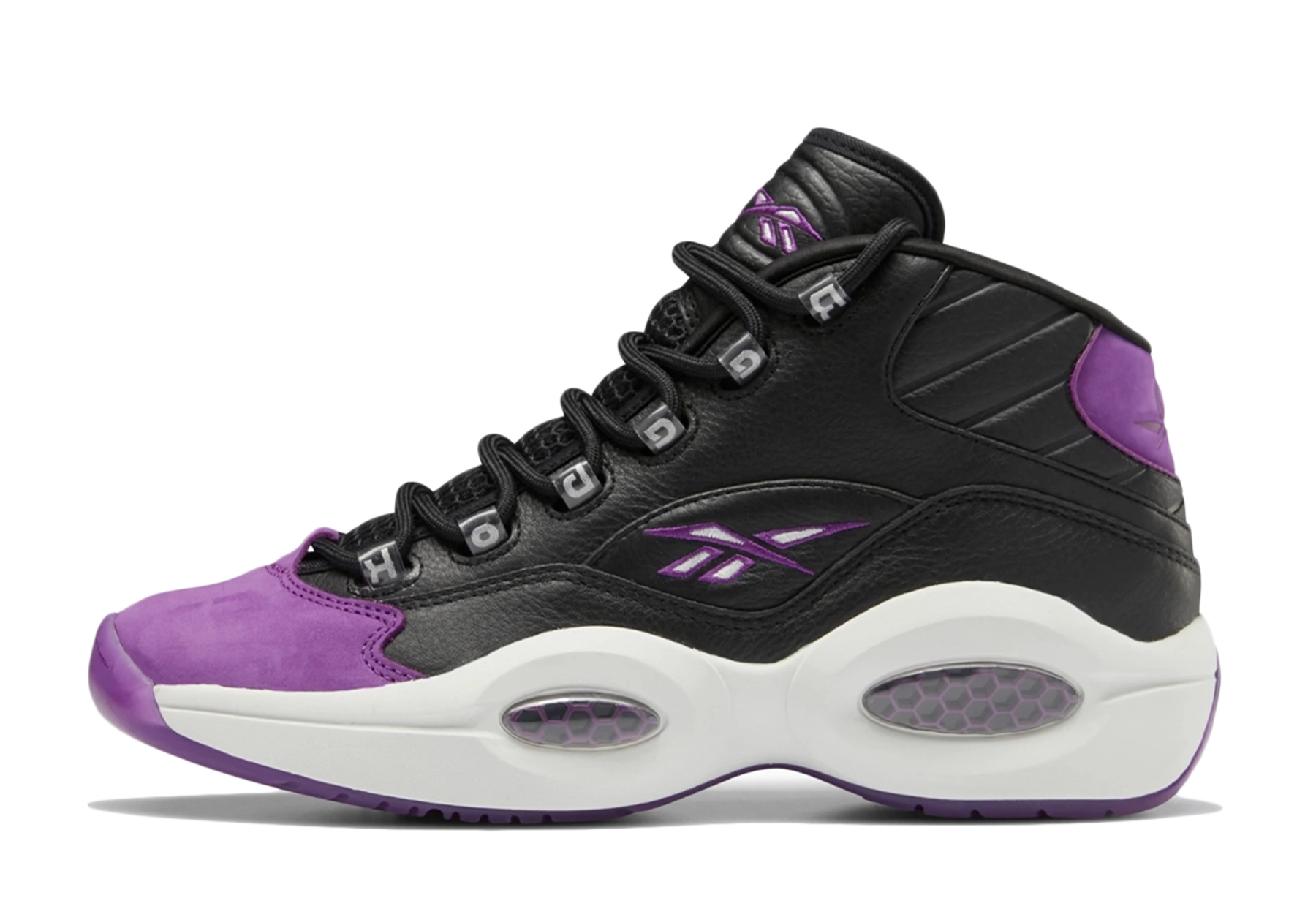 Reebok x Allen Iverson Question Mid 'Aubergine' (2022) Core Black/Aubergine/Pure Grey 1 sneaker – authenticated on KLEKT