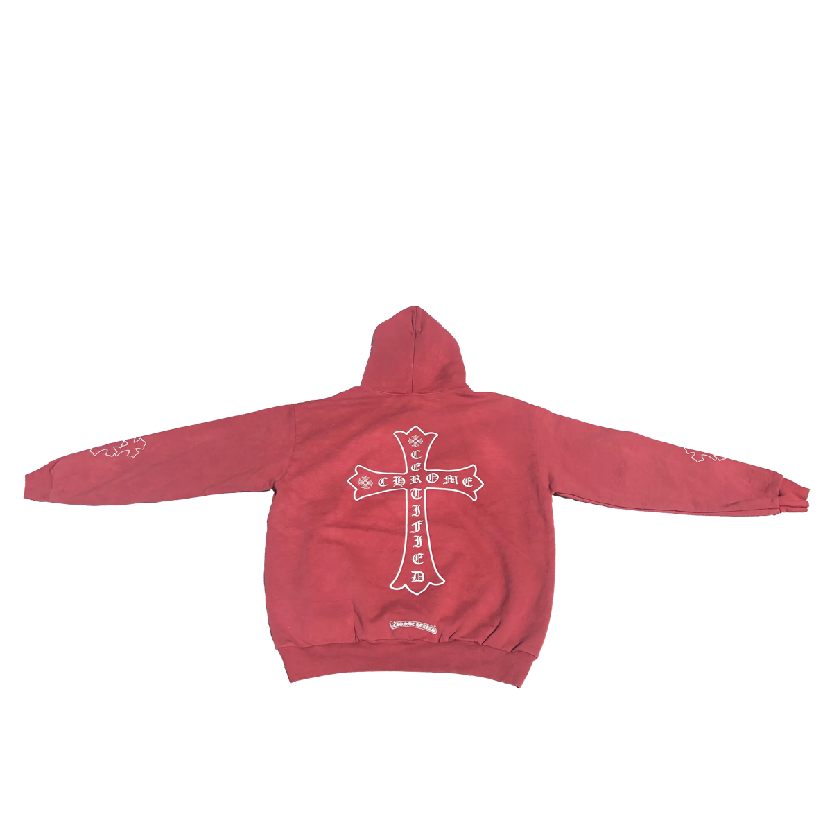 Chrome Hearts x Drake Certified Chrome Hand Dyed Hoodie Washed Red (Miami Exclusive) (SS21) WASHED RED sneaker – authenticated on KLEKT