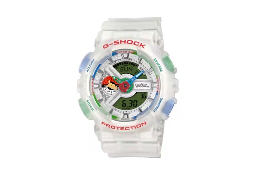 Casio x Pok&eacute;mon G-Shock GA-110 30th Anniversary watch in white