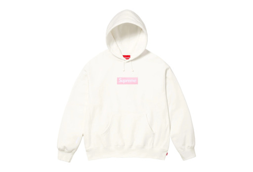Supreme Box Logo Hooded Sweatshirt 'White' (FW25) – authenticated on KLEKT