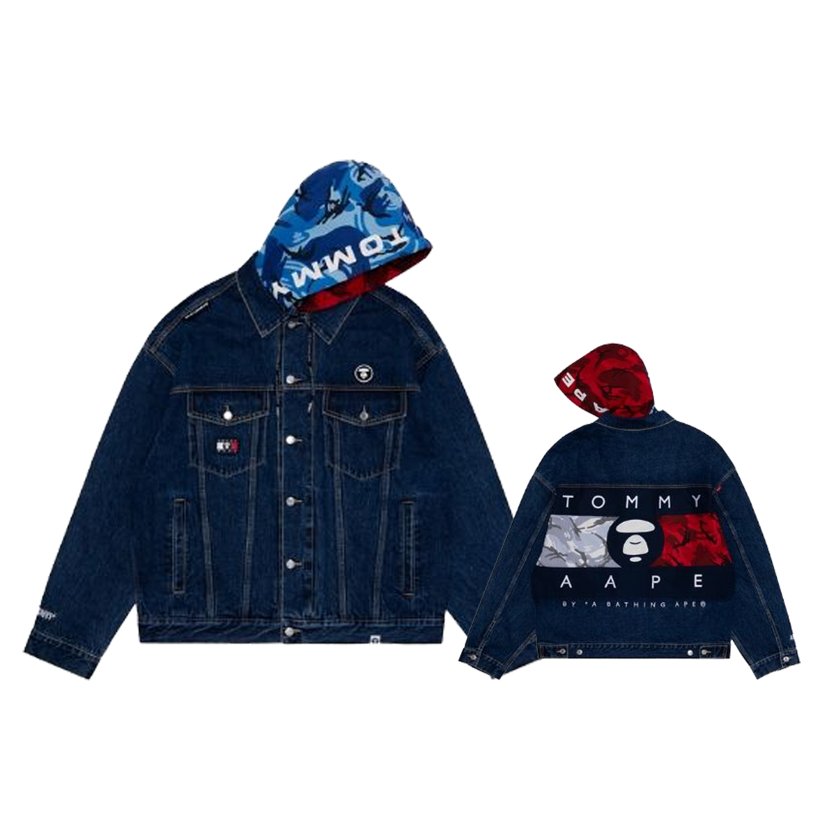Tommy Hilfiger x AAPE Denim Jacket Blue (SS20) sneaker – authenticated on KLEKT