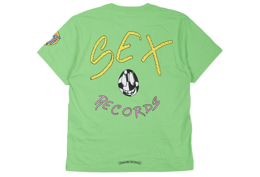 Chrome Hearts Matty Boy Sex Records T-Shirt Citrus CITRUS sneaker – authenticated on KLEKT