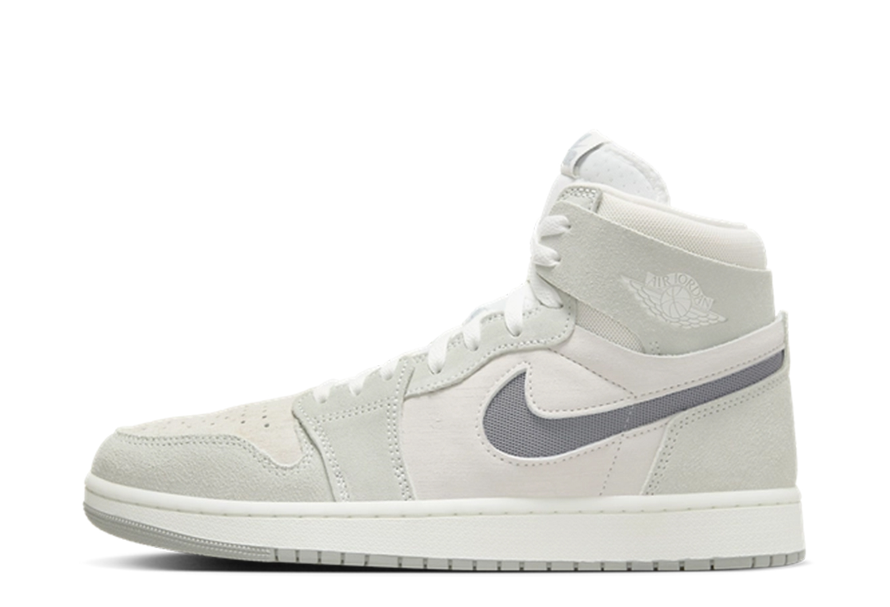 Air Jordan 1 Zoom CMFT 2 'Particle Grey' (2023) Summit White/Light Silver/Sail/Particle Grey sneaker – authenticated on KLEKT