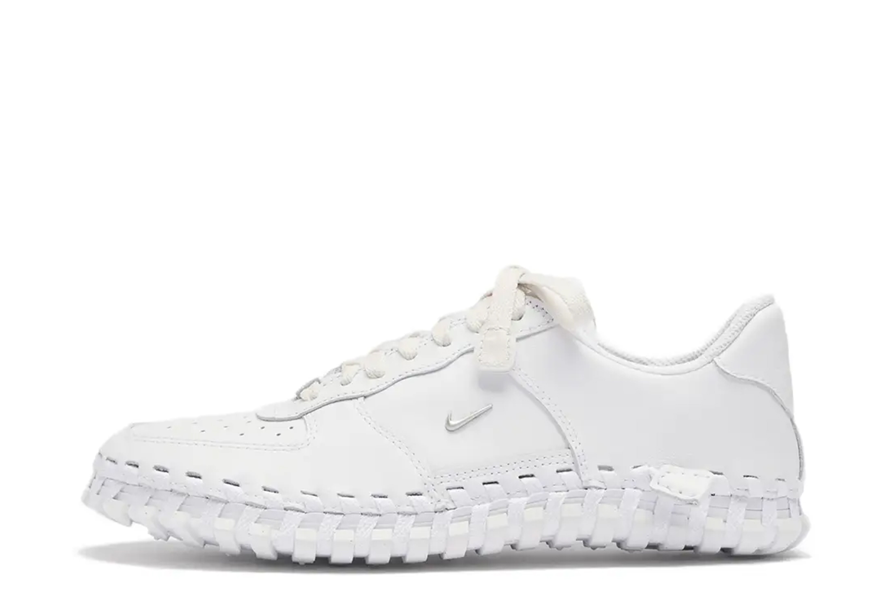 Nike x Jacquemus J Force 1 WMNS White Woven (2023) WHITE sneaker – authenticated on KLEKT