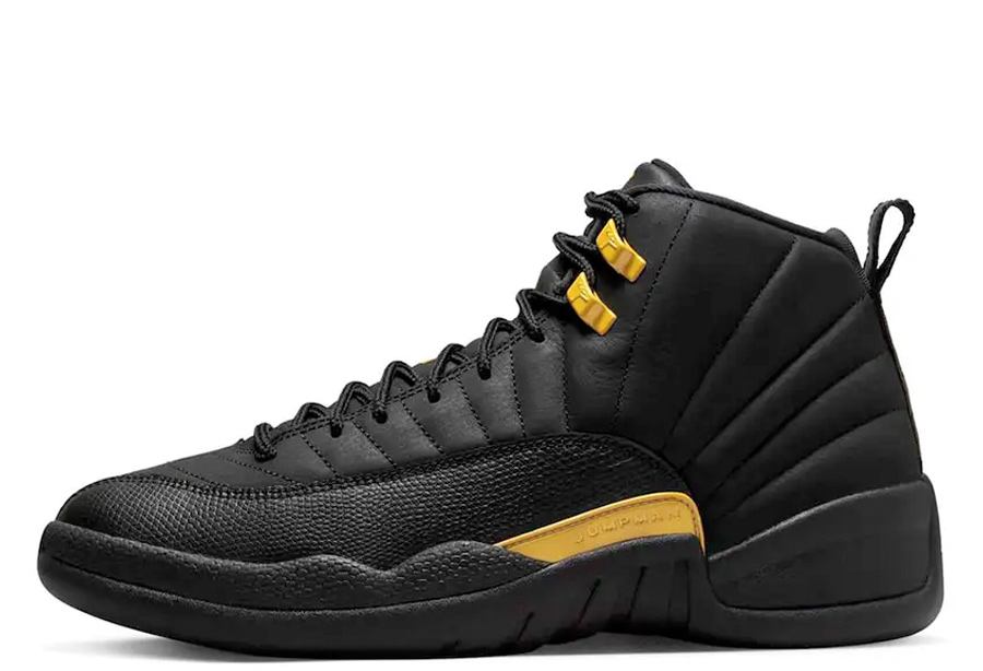 Air Jordan 12 Black Taxi (2022) Black/Yellow sneaker – authenticated on KLEKT