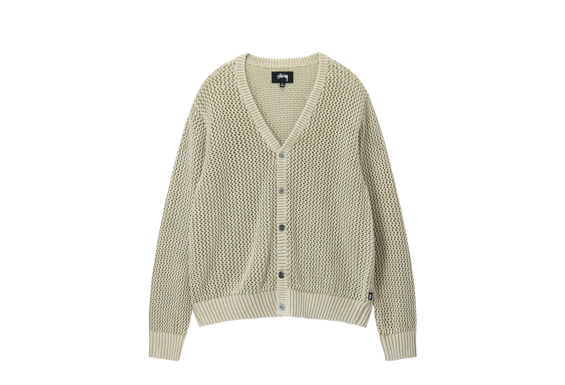 Stussy Loose Gauge Cardigan Natural (SS23) NATURAL sneaker – authenticated on KLEKT