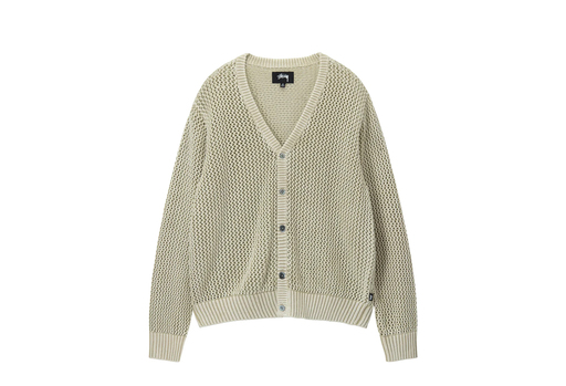 Stussy Loose Gauge Cardigan Natural (SS23)