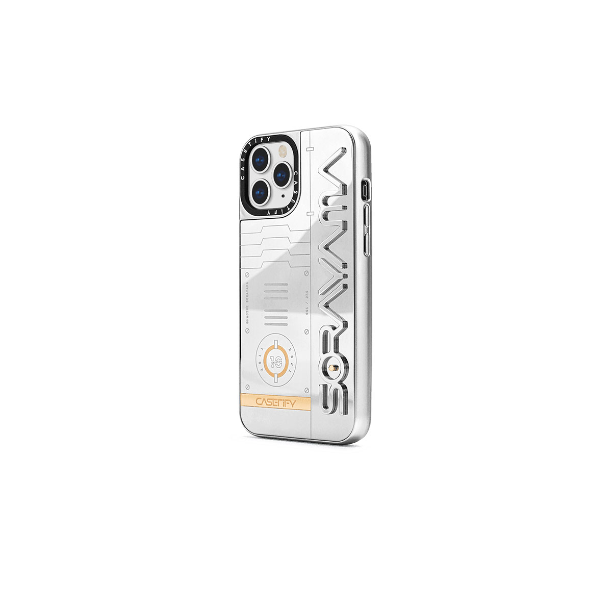 Brands Other CASETiFY x Sorayama 10th Anniversary Limited (Stainless steel) iPhone 12 pro sizing Case (SS21) Silver sneaker – authenticated on KLEKT