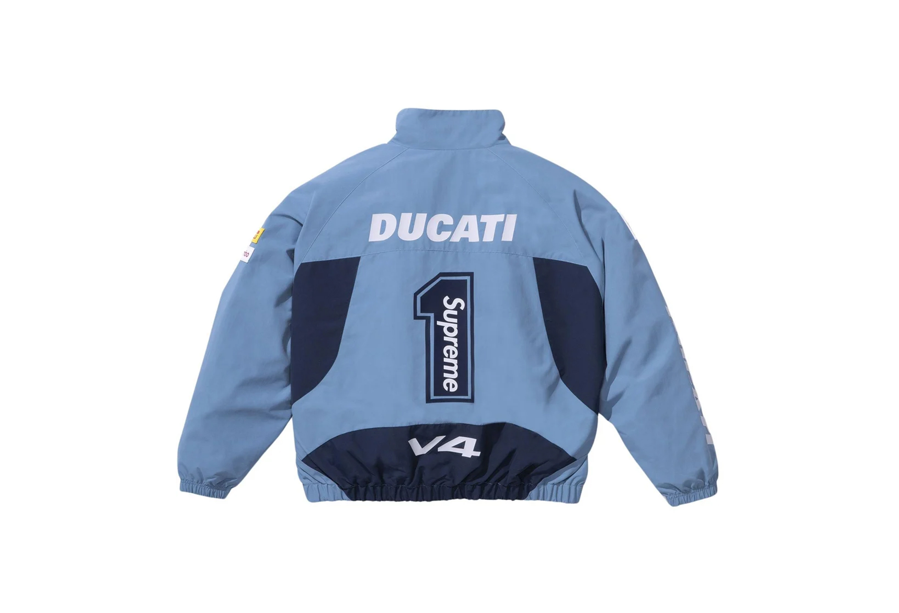 Supreme x Ducati Track Jacket Light Blue (SS24) LIGHT BLUE sneaker – authenticated on KLEKT