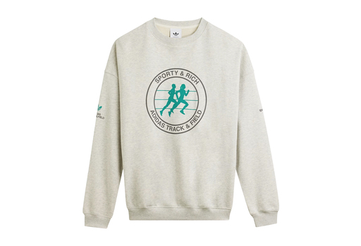 Adidas x Sporty & Rich Sweatshirt WMNS 'Grey' (2025)