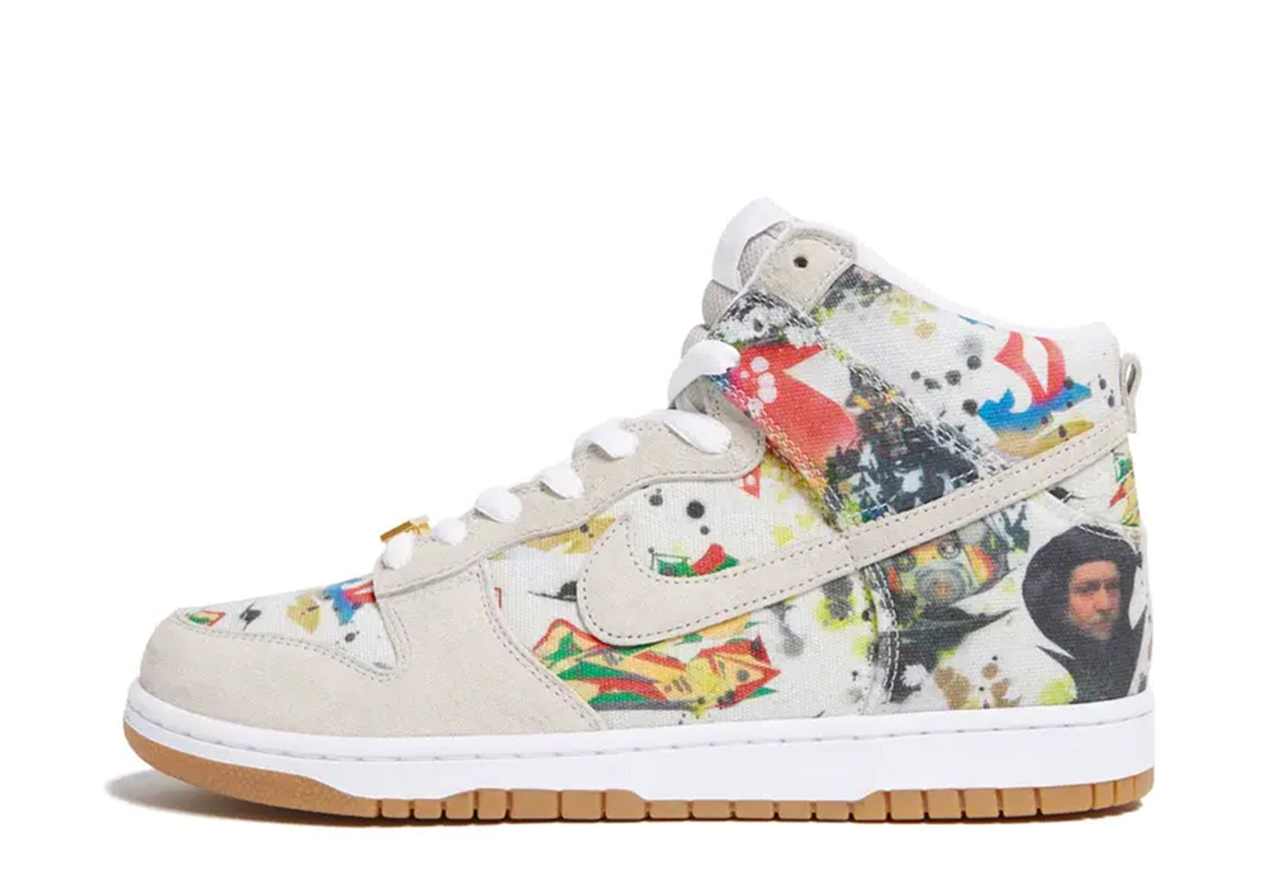 Nike SB x Supreme Dunk High 'Rammellzee' (2023) White/Multicolor/Gum sneaker – authenticated on KLEKT