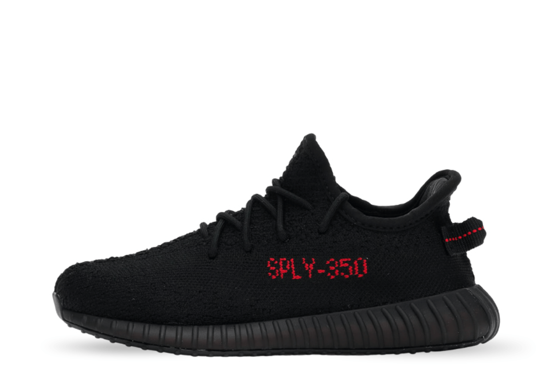 Adidas Yeezy Boost 350 V2 GS 'Black Red' (2020) Black/Black/Red sneaker – authenticated on KLEKT