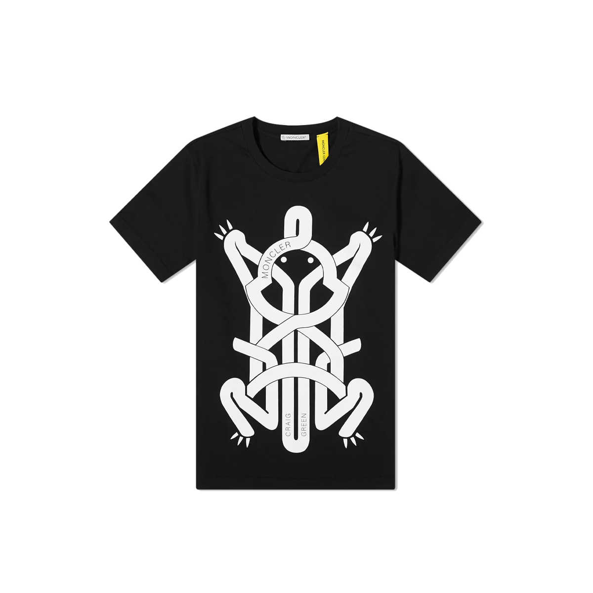 5 Moncler x Craig Green Magila Logo Tee Black (SS21) BLACK sneaker – authenticated on KLEKT