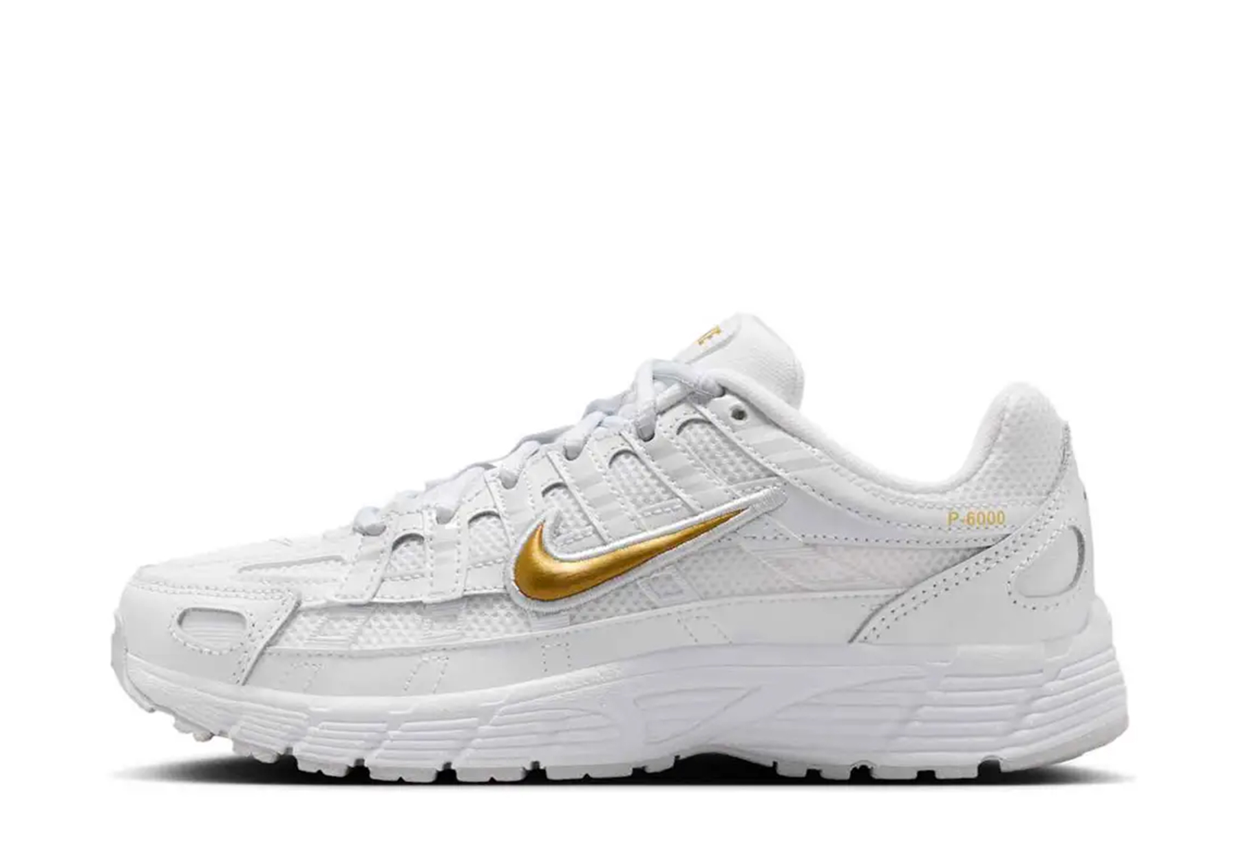 Nike P-6000 GS 'White Metallic Gold' (2025) WHITE sneaker – authenticated on KLEKT