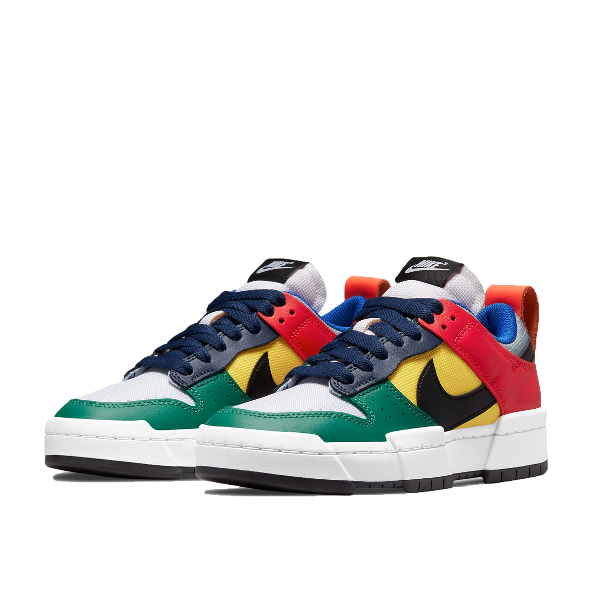 Nike WMNS Dunk Low Disrupt 'Multi-Color' (2021) Wolf Grey/Tour Yellow/University Red/Black sneaker – authenticated on KLEKT
