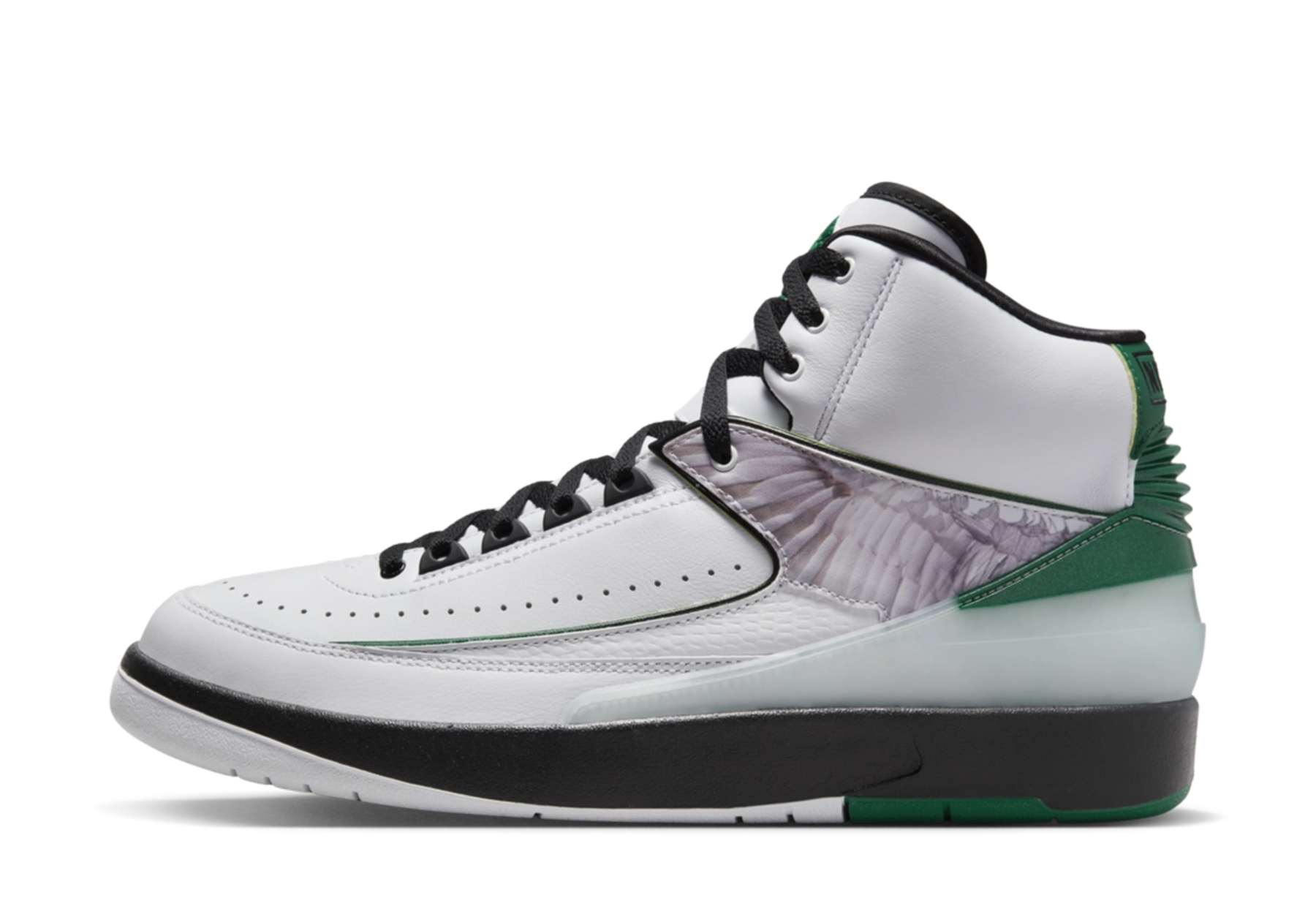 Air Jordan x Howard "H" White 2 'Wings' (2023) White/Malachite/Black. sneaker – authenticated on KLEKT