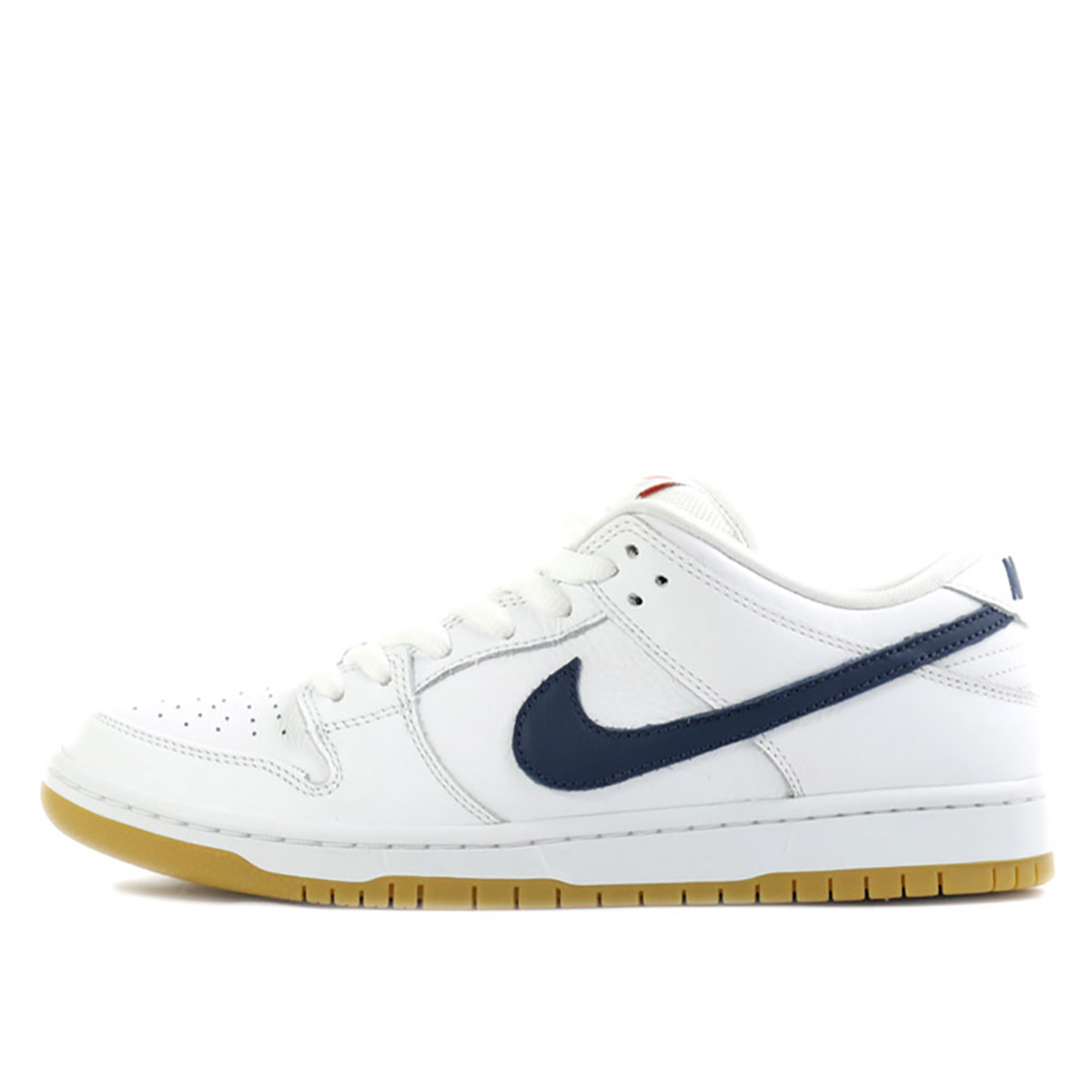 Nike SB Dunk Low Orange Label White Navy (2021) WHITE/NAVY/WHITE/SAFETY ORANGE sneaker – authenticated on KLEKT