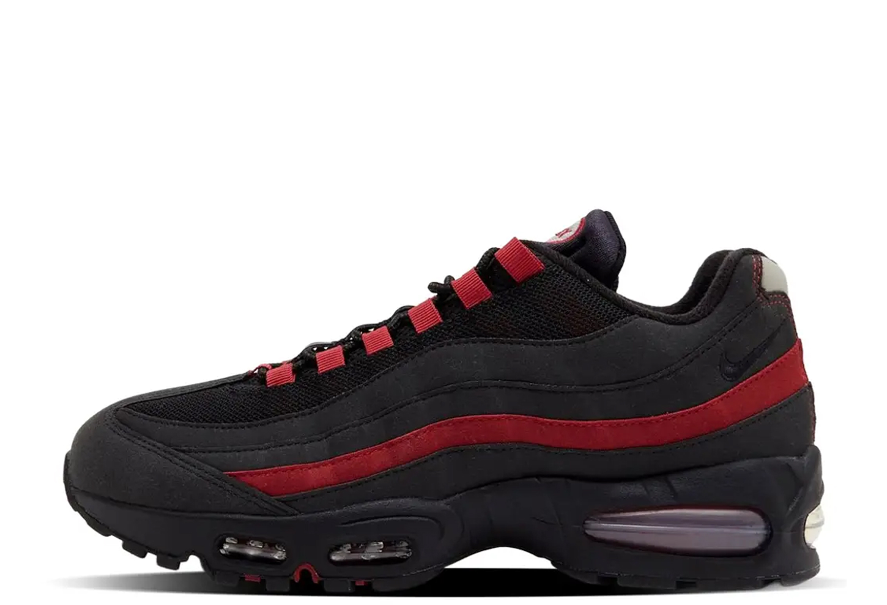 Nike Air Max 95 OG 'Team Crimson' (2025) RED/BLACK sneaker – authenticated on KLEKT