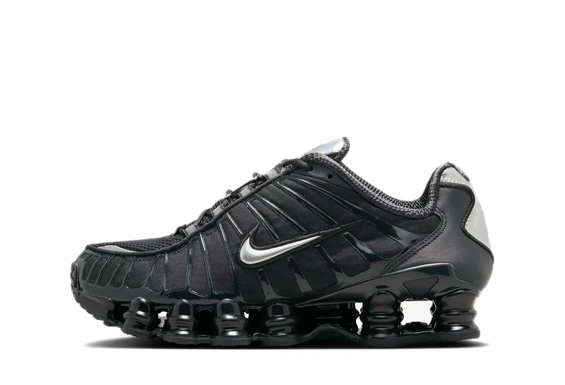 Nike Shox TL 'Off Noir Metallic Silver' (2025) BLACK sneaker – authenticated on KLEKT